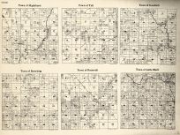 Taylor County - Maplehurst, Taft, Goodrich, Browning, Roosevelt, Little Black, Wisconsin State Atlas 1930c